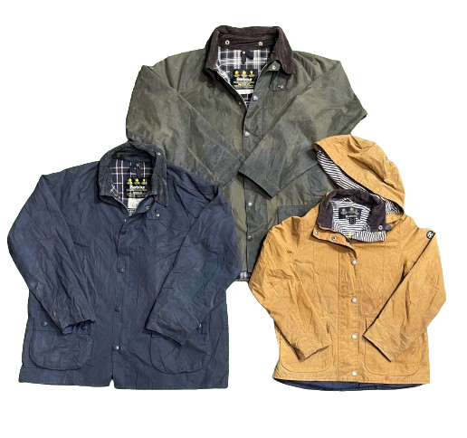 BARBOUR WAX JACKET 60 PIECES GRADE A/B