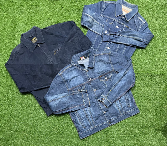 MIX-BRAND DENIM JACKET 20 PIECES GRADE A/B