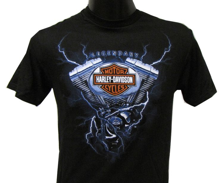 HARLEY DAVIDSON PRINTED T-SHIRT